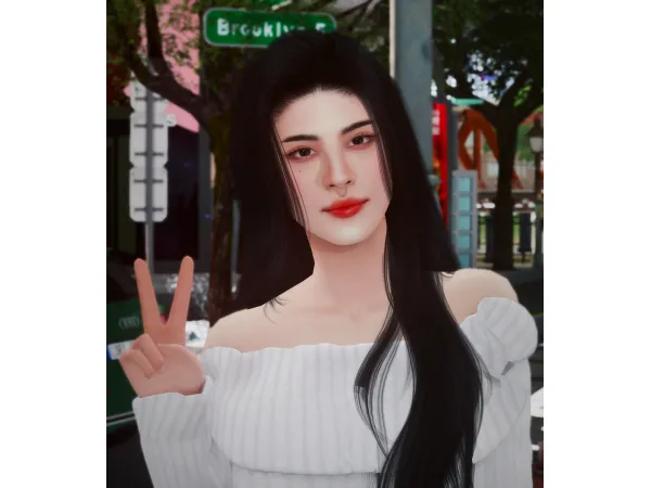 Alpha female nose 4 5 by simsfinds - The Sims 4 Custom Content