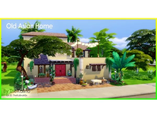 Maxis Match Old Asian House - The Sims 4 Custom Content