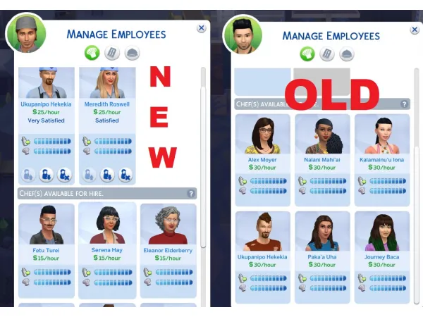 Maxis Match Staff Wages Vet Clinic Retail Restaurant by spgm69 - The Sims 4 Custom Content