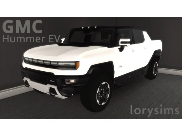 Mix 2022 GMC Hummer EV by LorySims - The Sims 4 Custom Content