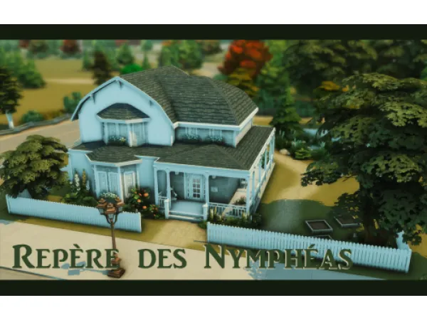 Maxis Match Repère des Nymphéas - The Sims 4 Custom Content