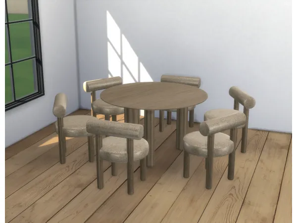 Mix Lomi Diningroom sims by Nordica - The Sims 4 Custom Content