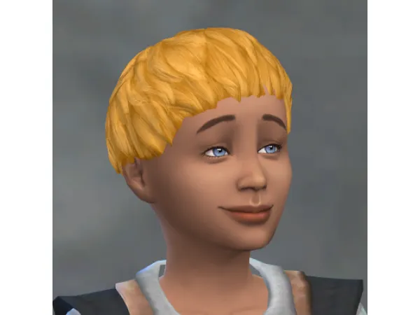 Maxis Match TSM Short Bowl Cut for boys - The Sims 4 Custom Content