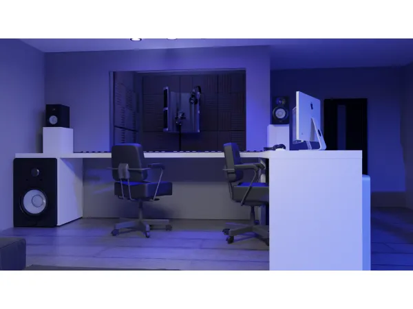 Alpha RECORDING STUDIO (BLEND SET) by K's Kustoms - The Sims 4 Custom Content