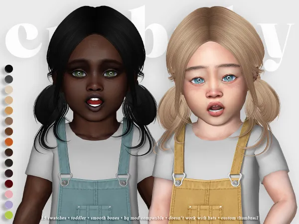 Alpha crybaby 172 hair (skysims) by crybaby - The Sims 4 Custom Content