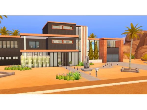 Maxis Match LANDGRAAB MANSION - The Sims 4 Custom Content