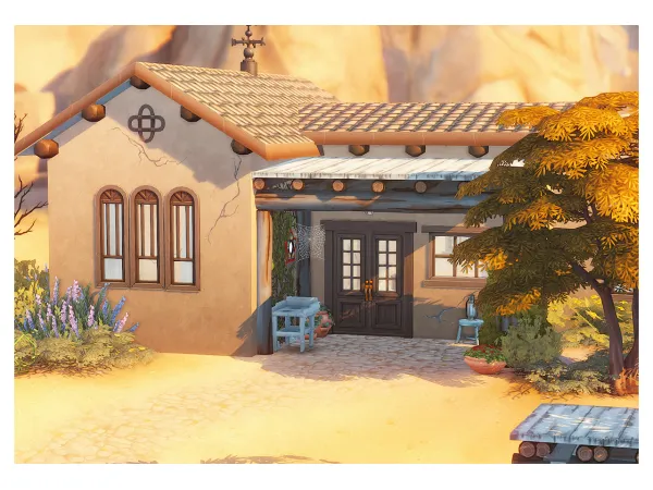 Maxis Match RANCHO EL ARROYO a residential lot - The Sims 4 Custom Content