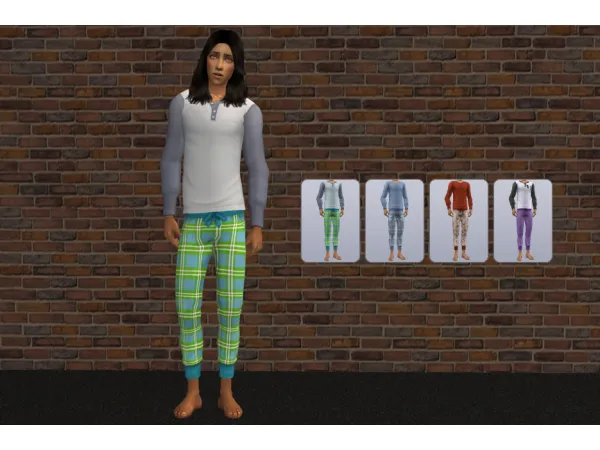 MDPs 4t2 SP16 Pajama for teens - The Sims 2 Custom Content