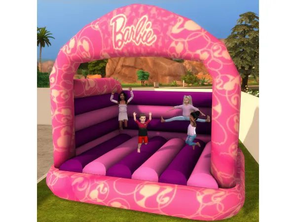 Maxis Match Deco Bouncy Castle by PlatinumLuxeSims - The Sims 4 Custom Content