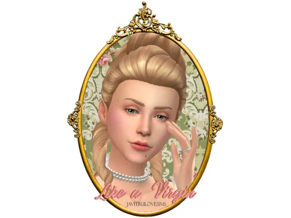 Maxis Match Like a Virgin Hair (2021) by Javi Trulove - The Sims 4 Custom Content
