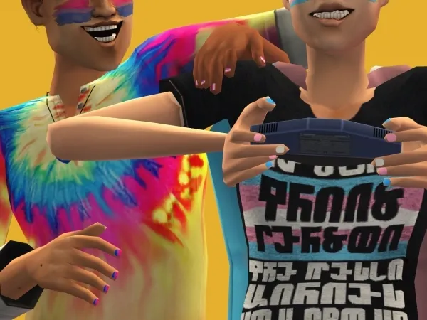 Nails Pride - The Sims 2 Custom Content