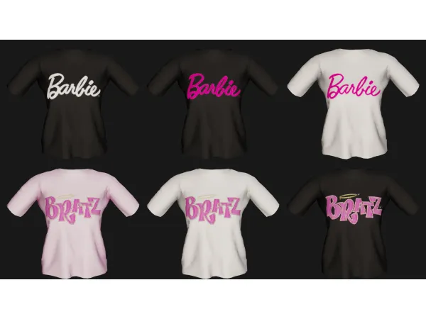 Alpha Boxy Tshirts Female by simmerkatex - The Sims 4 Custom Content