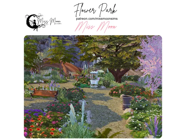 Maxis Match Flower Park - The Sims 4 Custom Content