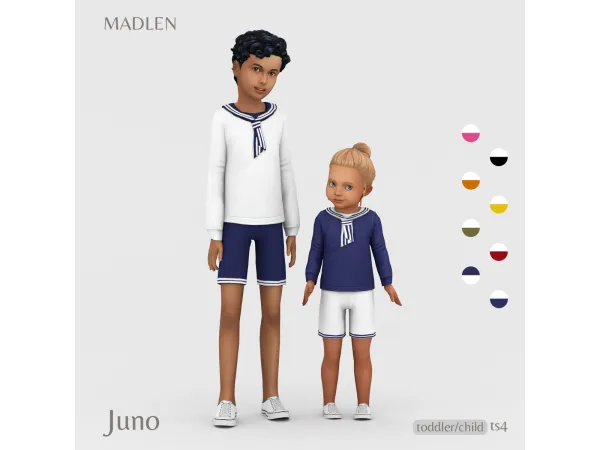 Maxis Match Juno Outfit by Madlen - The Sims 4 Custom Content