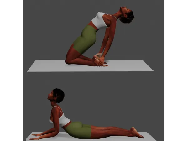 Maxis Match Iconsimz Yoga Poses - The Sims 4 Custom Content