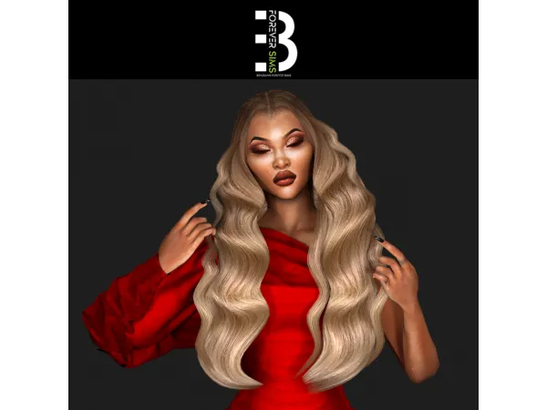 Alpha BEYONCÉ HUMAN WIG - The Sims 4 Custom Content