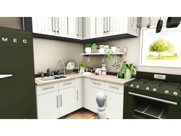 PLANT LOVERS APARTMENT - The Sims 3 Custom Content