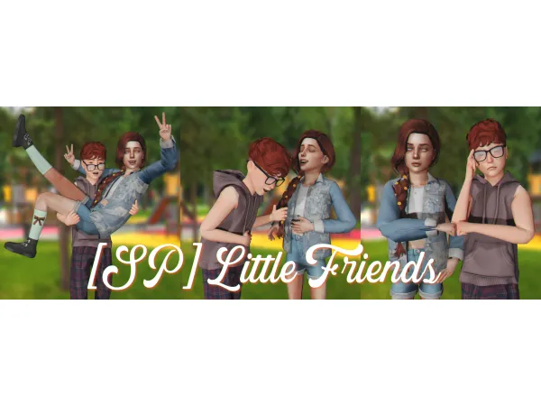 Mix [SP]Little Friends by sciophobis - The Sims 4 Custom Content