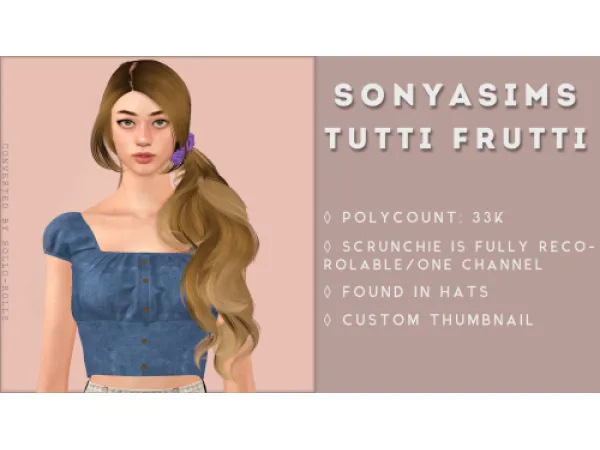 TUTTI FRUTTI - The Sims 3 Custom Content