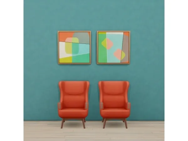 Maxis Match home travel prints - The Sims 4 Custom Content