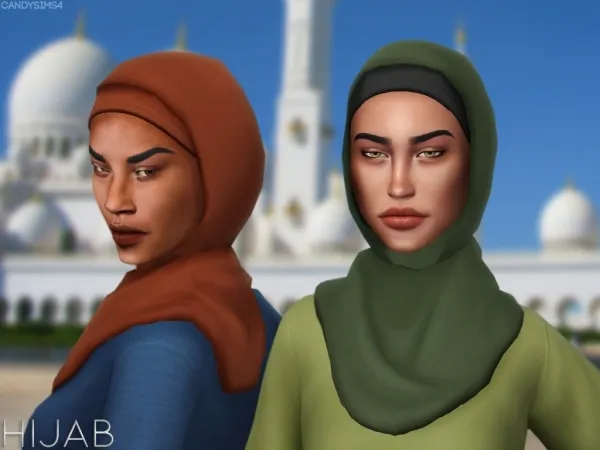 Maxis Match HIJAB - The Sims 4 Custom Content