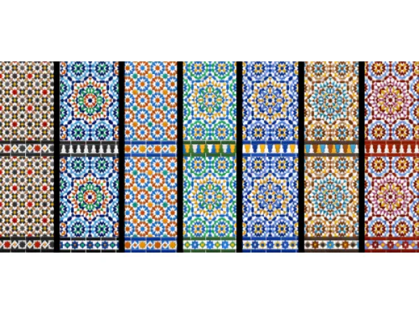 Maxis Match BG Moroccan Tile Add on - The Sims 4 Custom Content