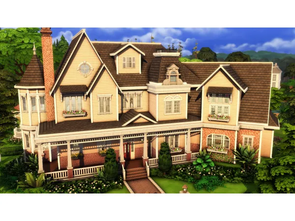 Maxis Match NO Victorian Manor by plumbobkingdom - The Sims 4 Custom Content