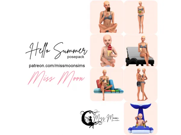 Mix Hello Summer by missmoonsims - The Sims 4 Custom Content