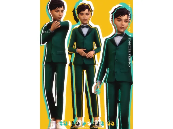 Maxis Match ( ) Child poses 03 toddler Pose Pack CAS by helgatisha - The Sims 4 Custom Content