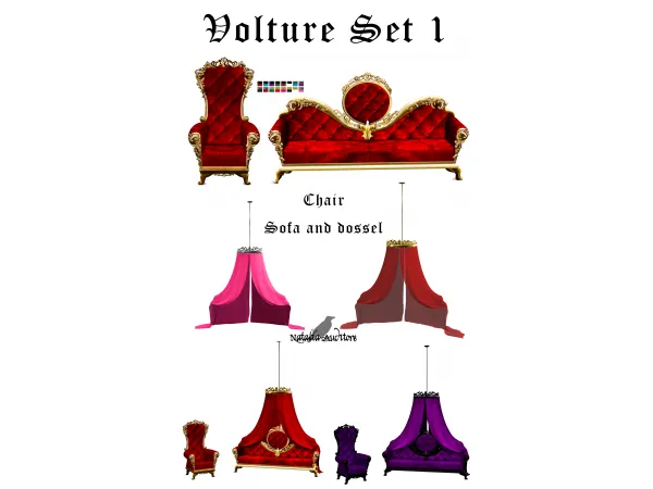 Maxis Match Volture set 1 Auditore by simsfinds - The Sims 4 Custom Content