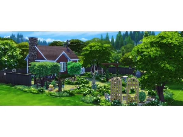 Maxis Match Peaceful Resident HOUSE - The Sims 4 Custom Content