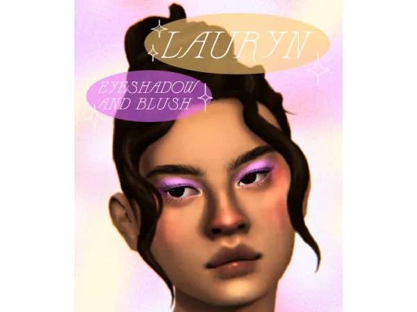 Maxis Match Lauryn eyeshadow and blush by swagsimsfairy - The Sims 4 Custom Content