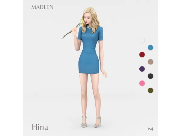 Maxis Match Hina Outfit by Madlen - The Sims 4 Custom Content