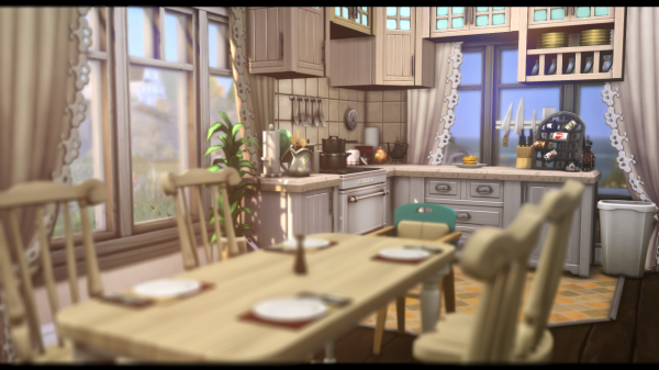 Maxis Match Small Family Cottage FREE by simsfinds - The Sims 4 Custom Content