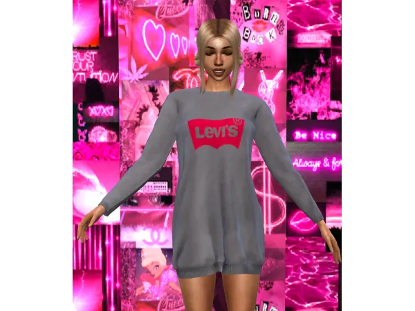 Alpha Oversized Hoodies by simmerkatex - The Sims 4 Custom Content
