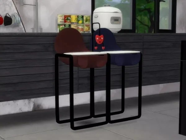 Alpha [Scarlett Bulckowisk] Twins Highchair - The Sims 4 Custom Content