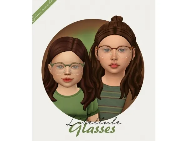 Maxis Match LIBELLULE Glasses - The Sims 4 Custom Content