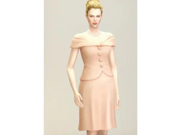 Maxis Match Duchess of Dress XI (28 color) by simsfinds - The Sims 4 Custom Content