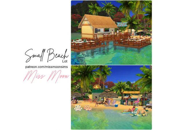 Alpha Small Beach - The Sims 4 Custom Content