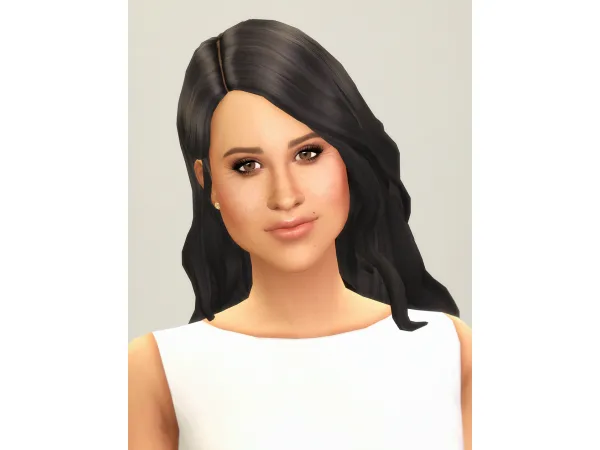 Maxis Match Meghan Hair II (26 color) by simsfinds - The Sims 4 Custom Content