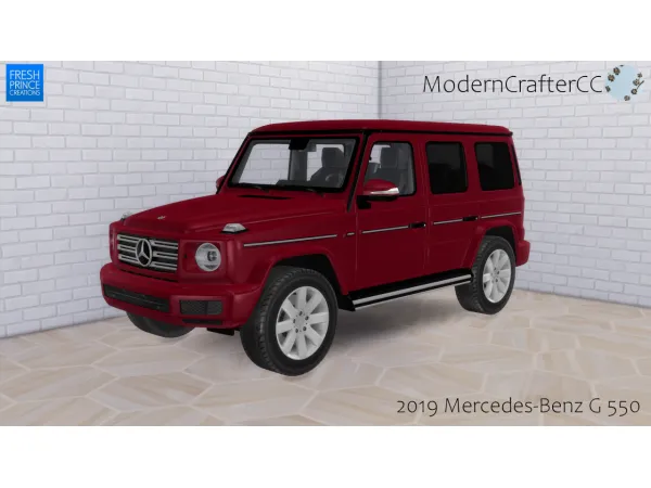 Mix 2019 MERCEDES BENZ G 550 - The Sims 4 Custom Content