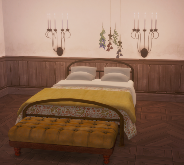 Maxis Match bedroom mini set by simsfinds - The Sims 4 Custom Content