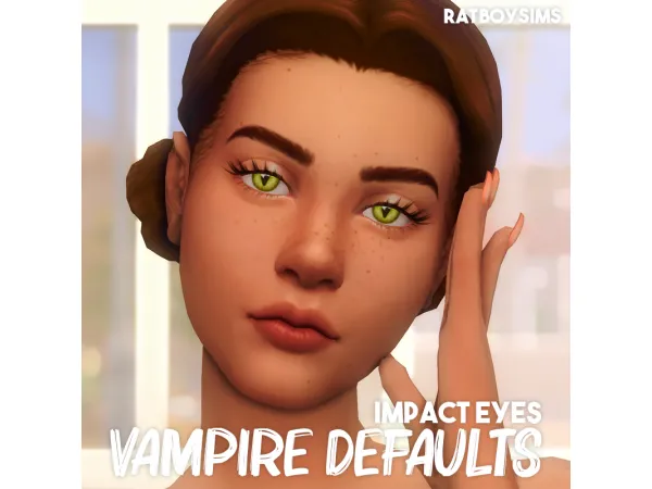 Maxis Match impact eyes vampire defaults - The Sims 4 Custom Content