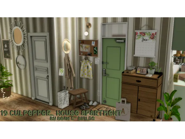 Alpha 19 Culpepper Apartment - The Sims 4 Custom Content