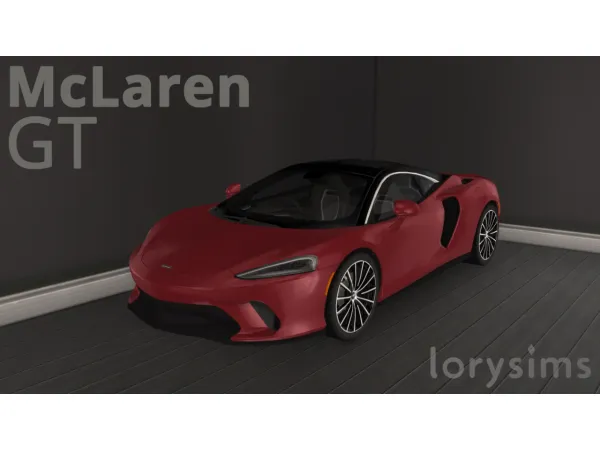 Mix 2020 McLaren GT by LorySims - The Sims 4 Custom Content