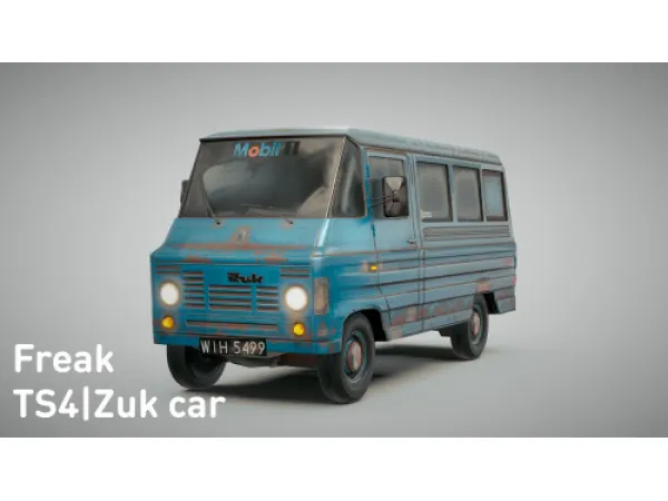 Mix Zuk car by Freak - The Sims 4 Custom Content