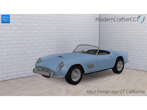 Mix 1957 Ferrari 250 GT California - The Sims 4 Custom Content