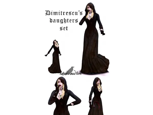 Dimitrescu's daughters set by Natalia-Auditore