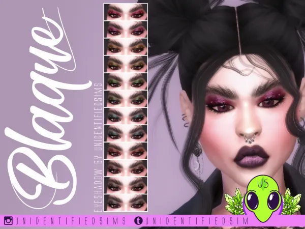 Mix Blaque Eyeshadow - The Sims 4 Custom Content