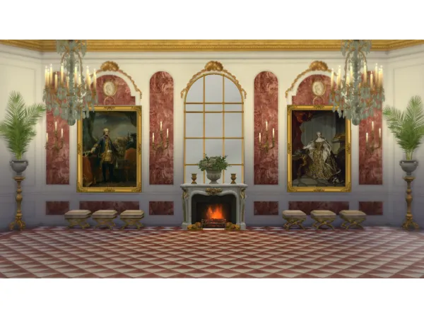 Maxis Match New Chambers (Sanssouci) Set Part I - The Sims 4 Custom Content